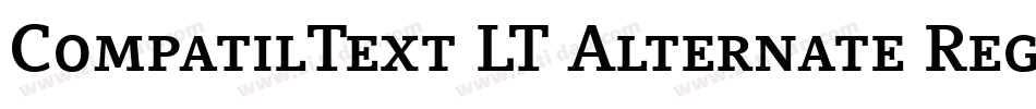 CompatilText LT Alternate Regular Small Caps字体转换